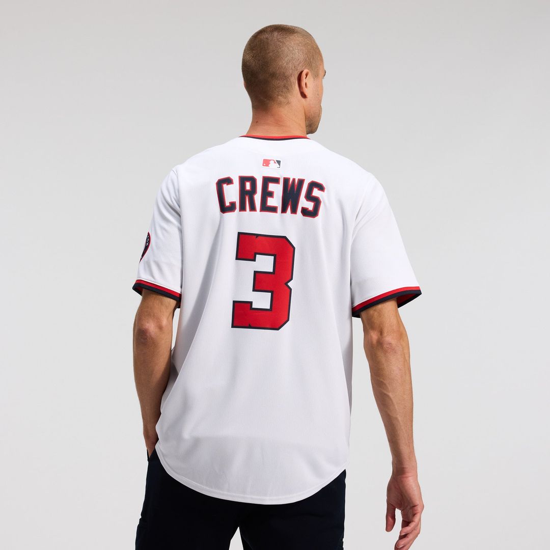 Men's Washington Nationals Dylan Crews White Home Limited MLB Baseball Jersey - view 4