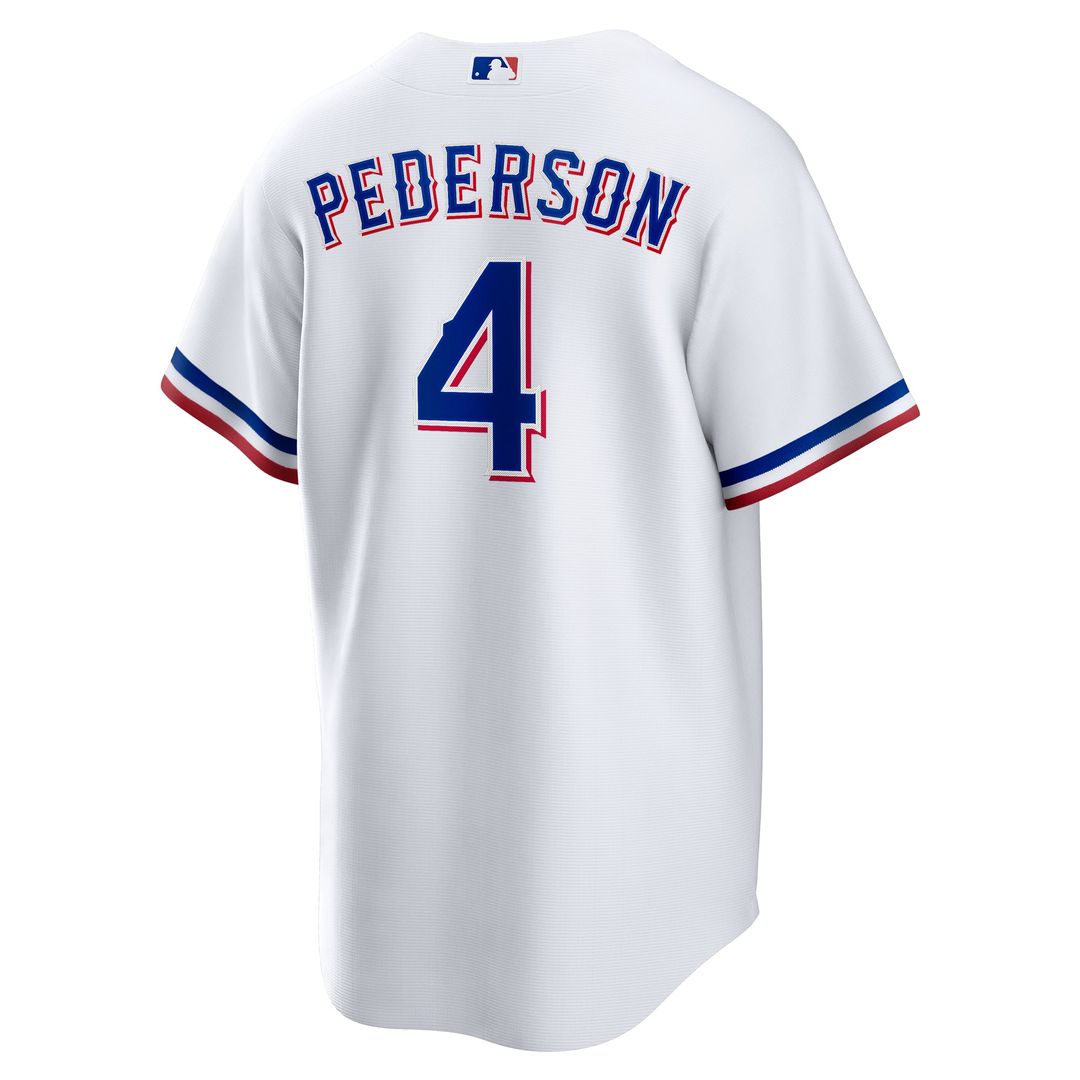 Men's Texas Rangers Joc Pederson White Home Replica MLB Baseball Jersey - view 3