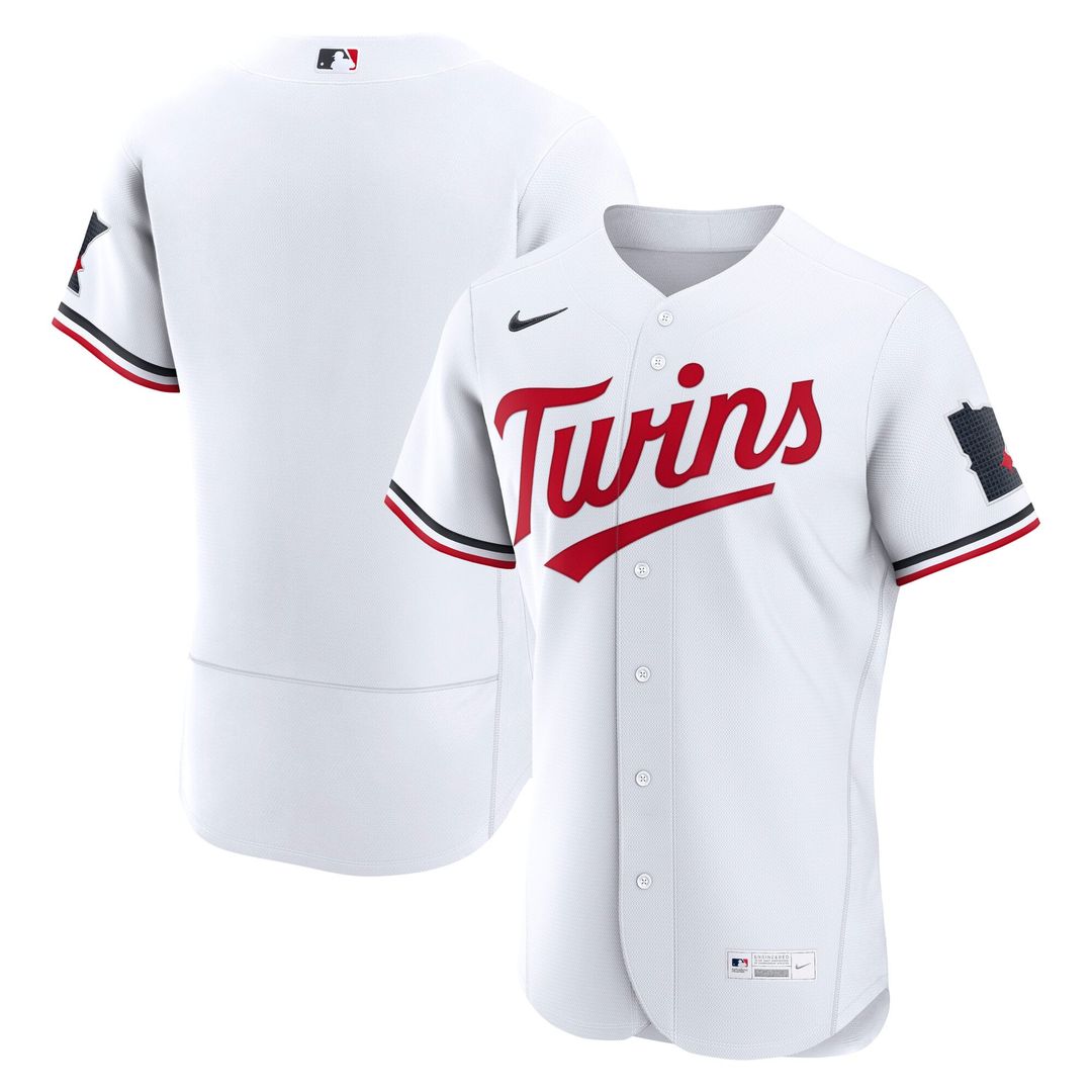 Men's Minnesota Twins Cream Alternate MLB Baseball Jersey - view 7