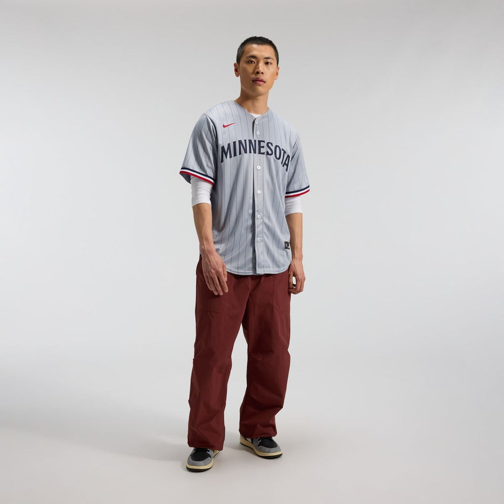Men's Minnesota Twins Gray Road Replica MLB Baseball Jersey - view 3