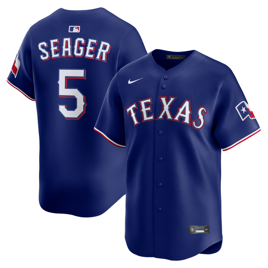 Men's Texas Rangers Corey Seager Royal Alternate 2 Limited MLB Baseball Jersey - view 1