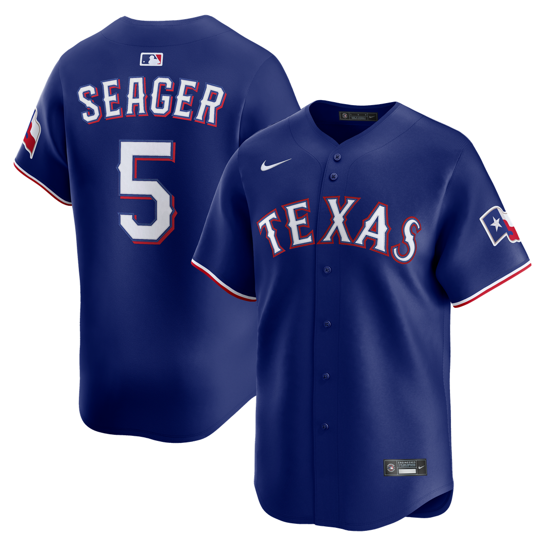 Men's Texas Rangers Corey Seager Royal Alternate 2 Limited MLB Baseball Jersey - view 1