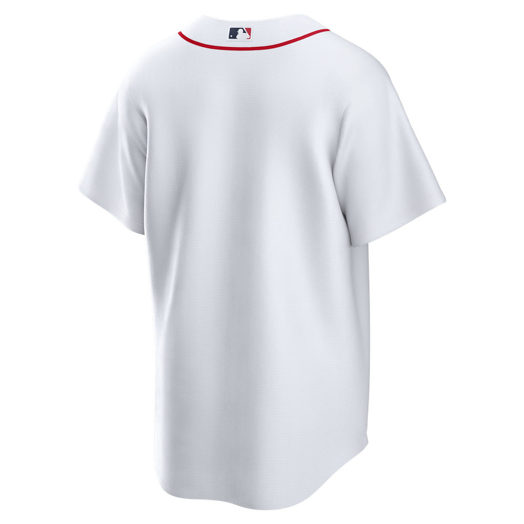 Men's Boston Red Sox White Home Big & Tall Replica MLB Baseball Jersey - view 3