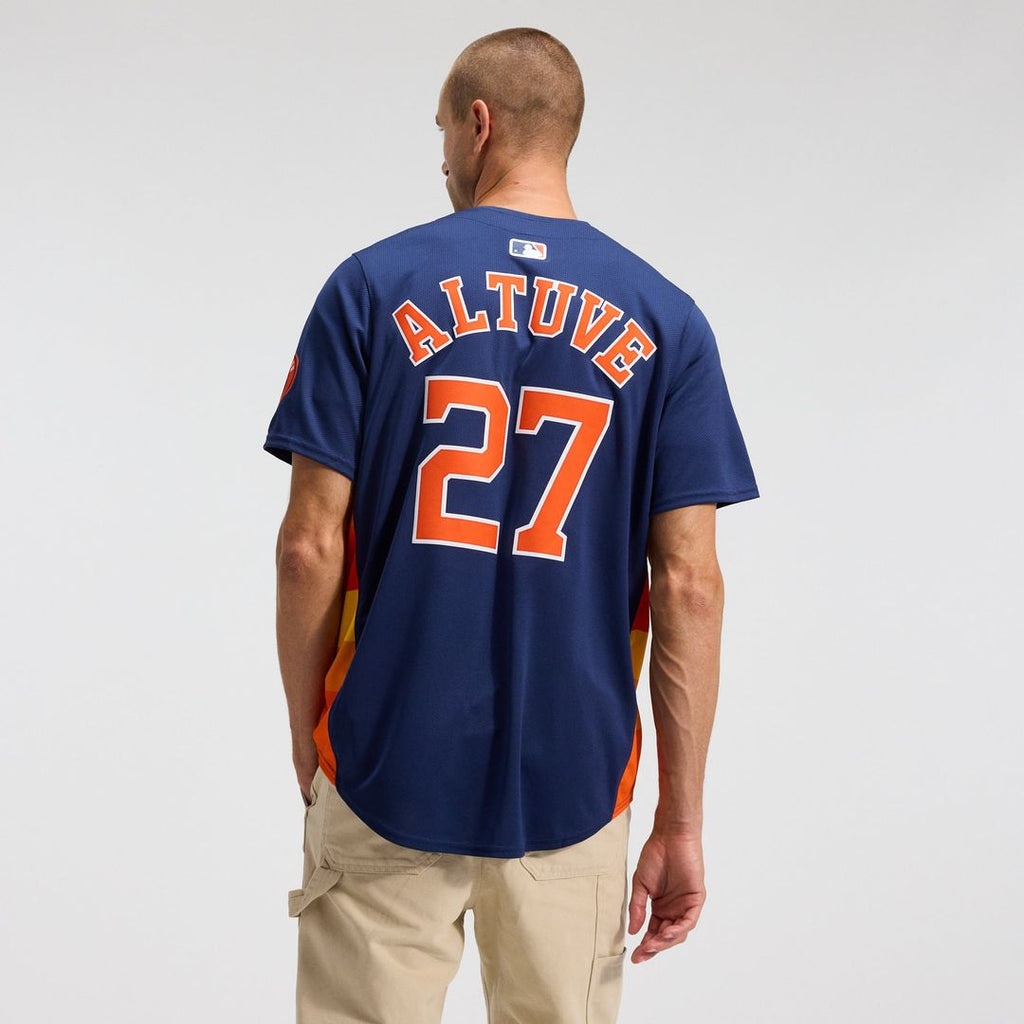 Men's Houston Astros Jose Altuve Navy Alternate Limited MLB Baseball Jersey - view 4