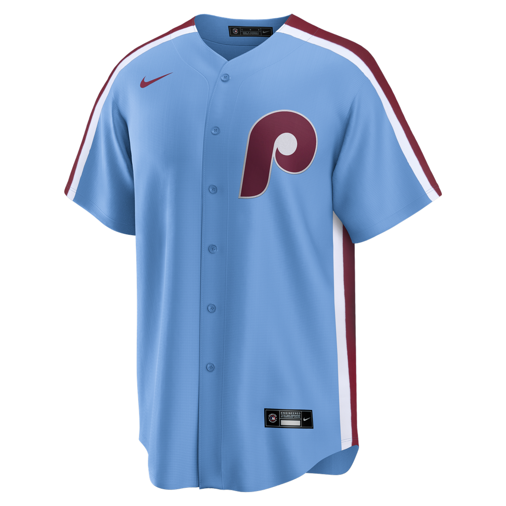 Men's Philadelphia Phillies Bryce Harper Light Blue Alternate Replica MLB Baseball Jersey - view 2