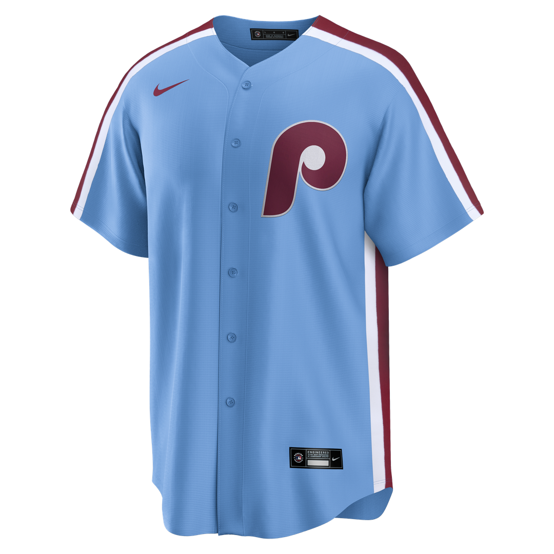 Men's Philadelphia Phillies Bryce Harper Light Blue Alternate Replica MLB Baseball Jersey - view 2