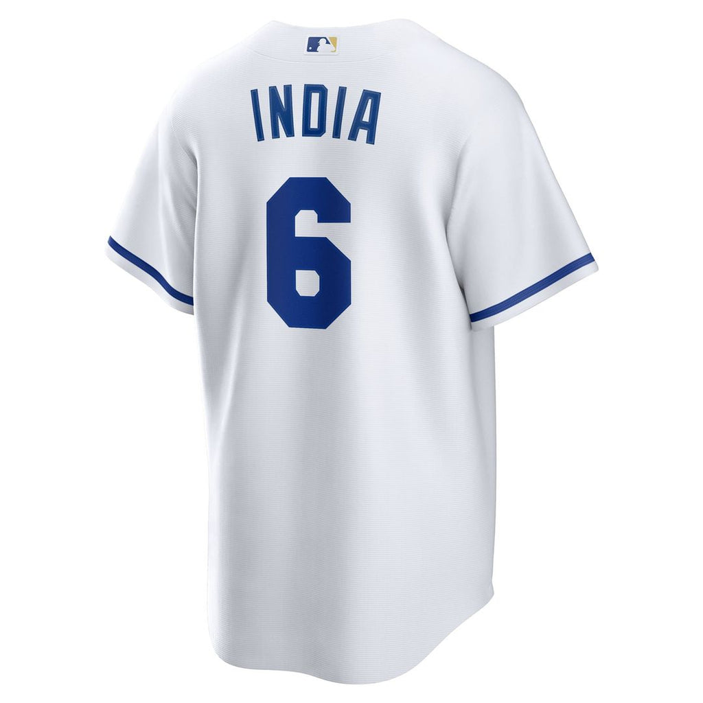 Men's Kansas City Royals Jonathan India White Home Replica MLB Baseball Jersey - view 3