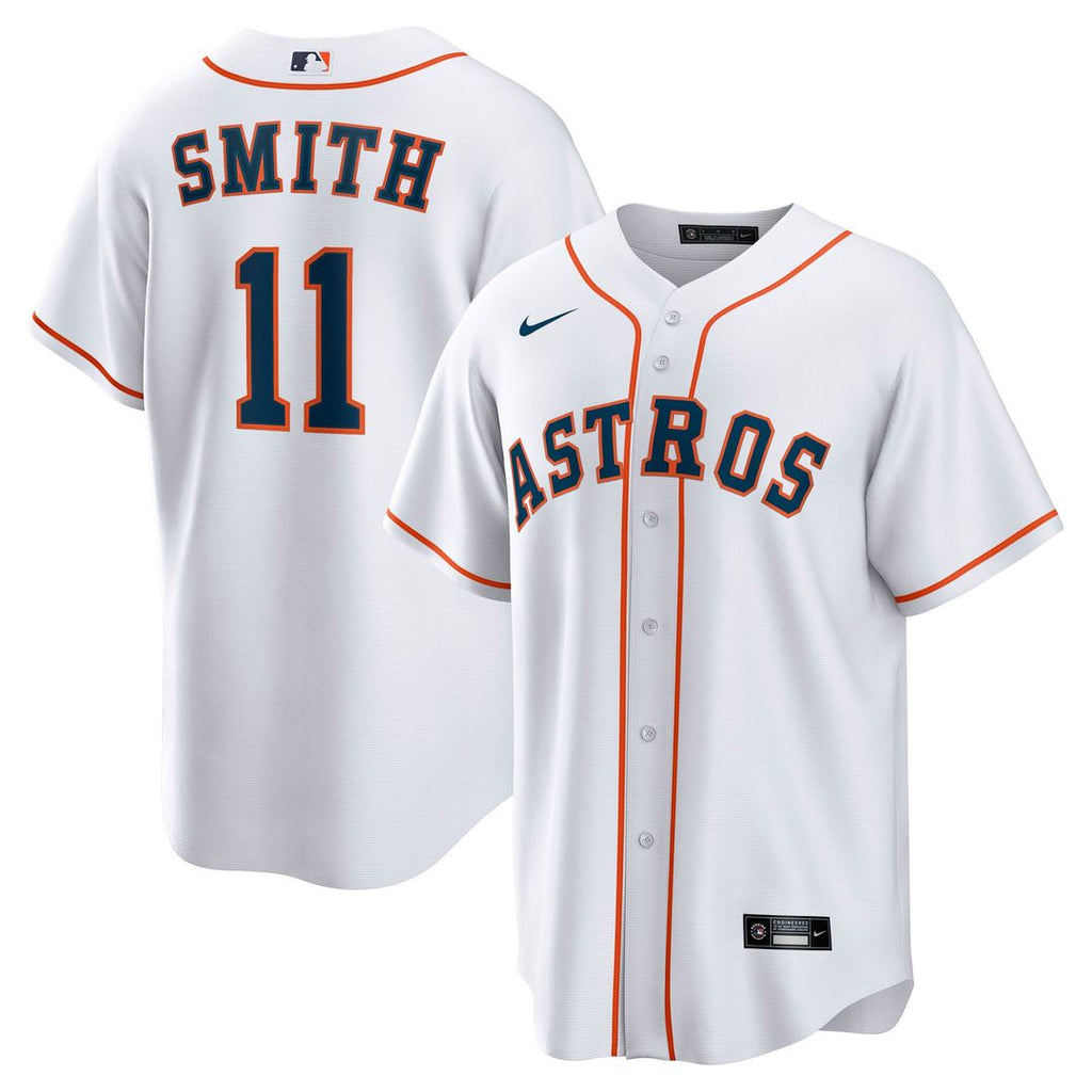 Men's Houston Astros Cam Smith White Home Replica MLB Baseball Jersey - view 1