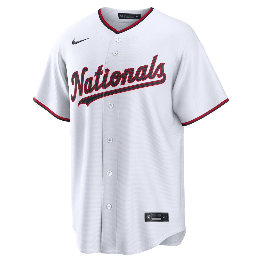 Men's Washington Nationals Dylan Crews White Home Replica MLB Baseball Jersey - view 2