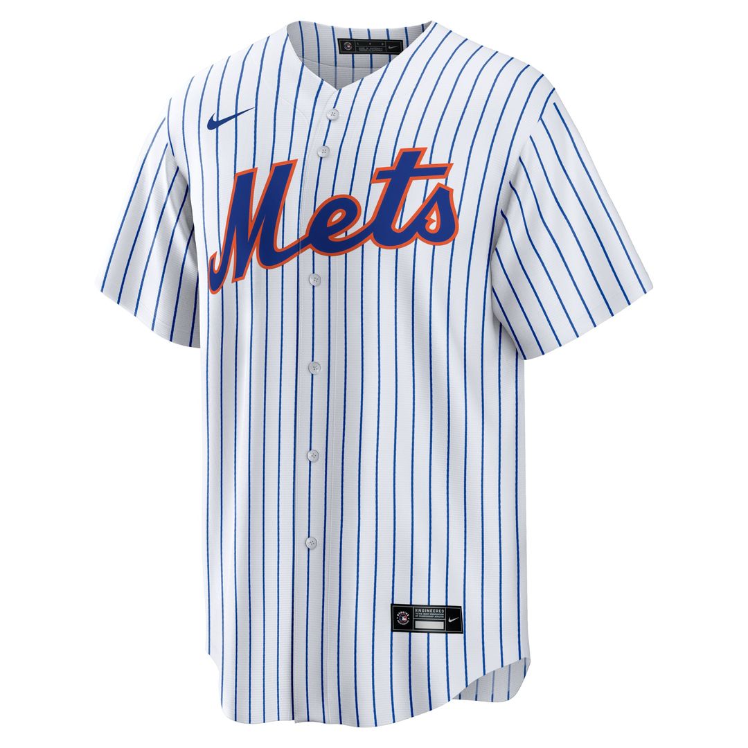 Men's New York Mets Brandon Nimmo White Home Replica MLB Baseball Jersey - view 2