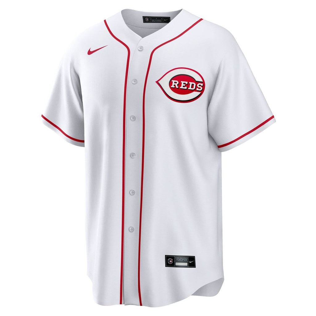 Men's Cincinnati Reds Jose Trevino White Home Replica MLB Baseball Jersey - view 2