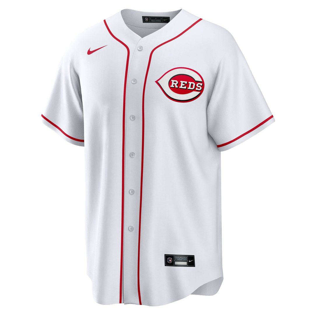 Men's Cincinnati Reds Jose Trevino White Home Replica MLB Baseball Jersey - view 2