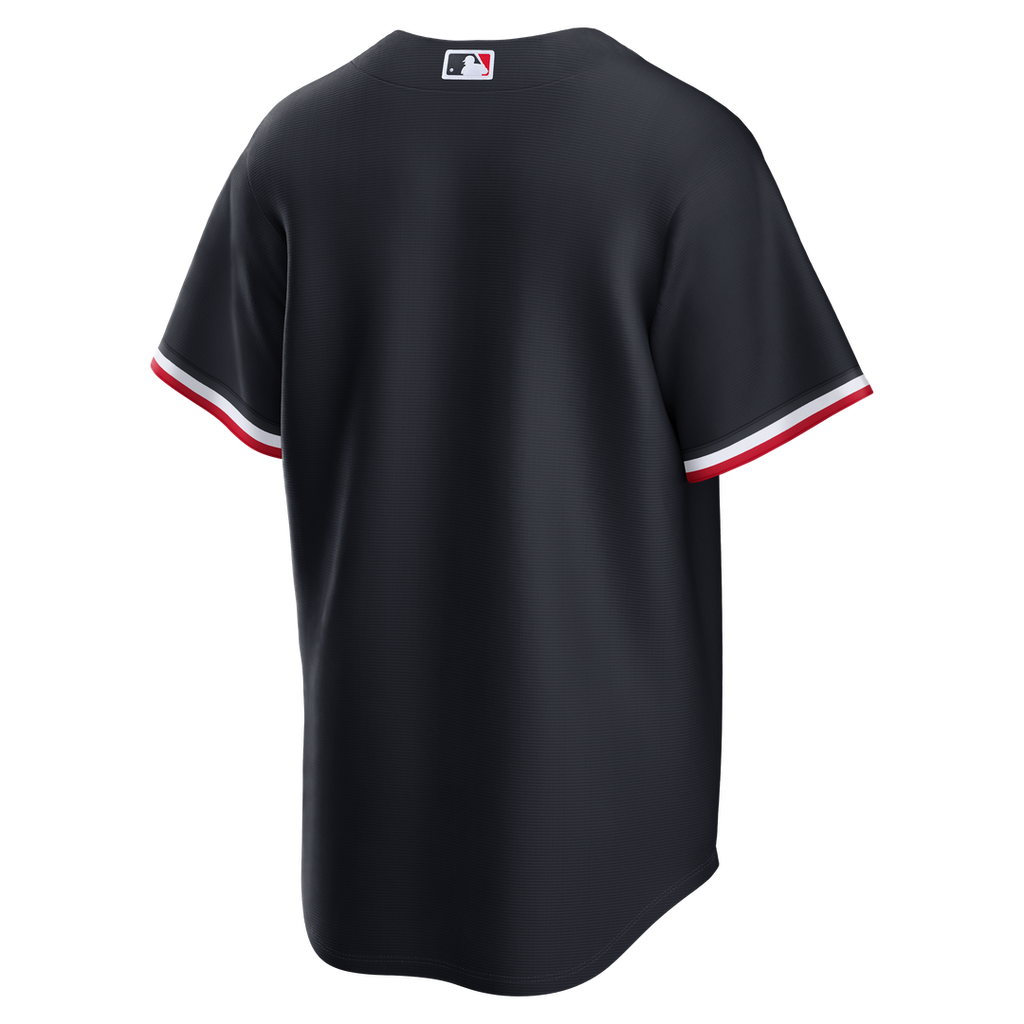 Men's Minnesota Twins Navy Alternate Replica MLB Baseball Jersey - view 6
