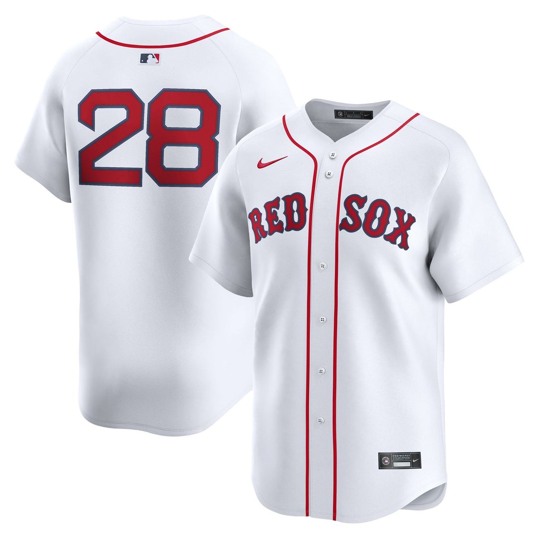 Men's Boston Red Sox Kristian Campbell White Home Limited MLB Baseball Jersey - view 1