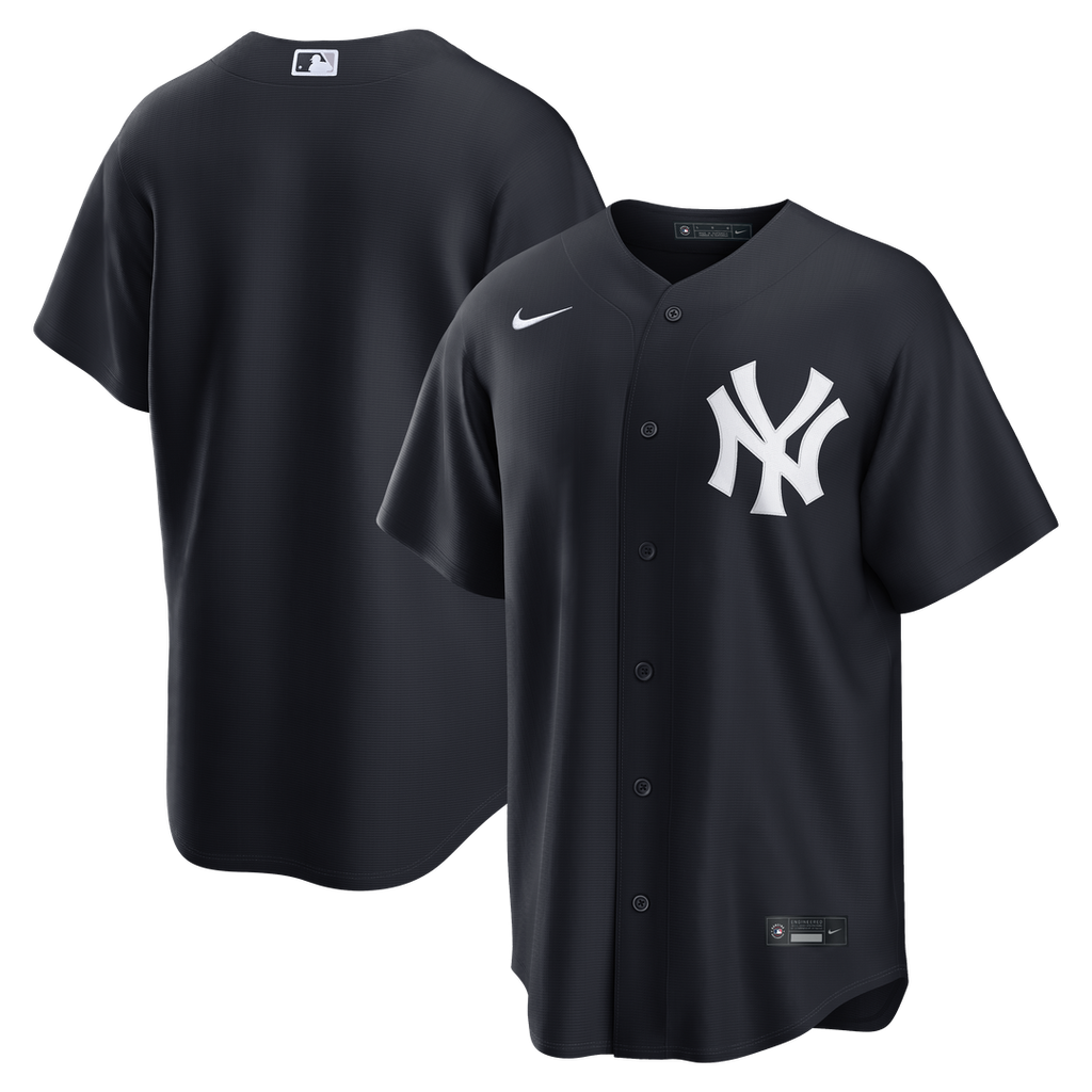 Men's New York Yankees Navy Alternate Replica MLB Baseball Jersey - view 1
