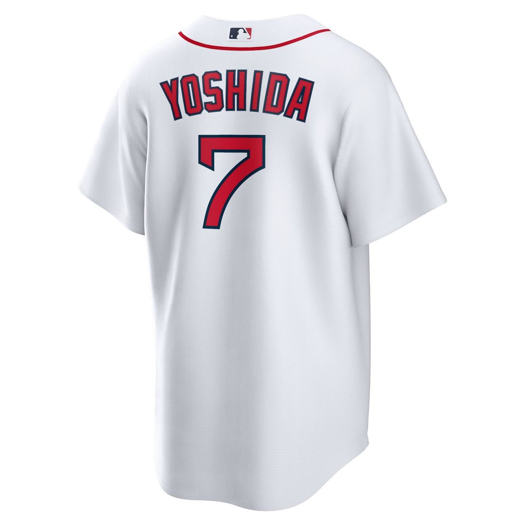 Men's Boston Red Sox Masataka Yoshida White Replica MLB Baseball Jersey - view 3