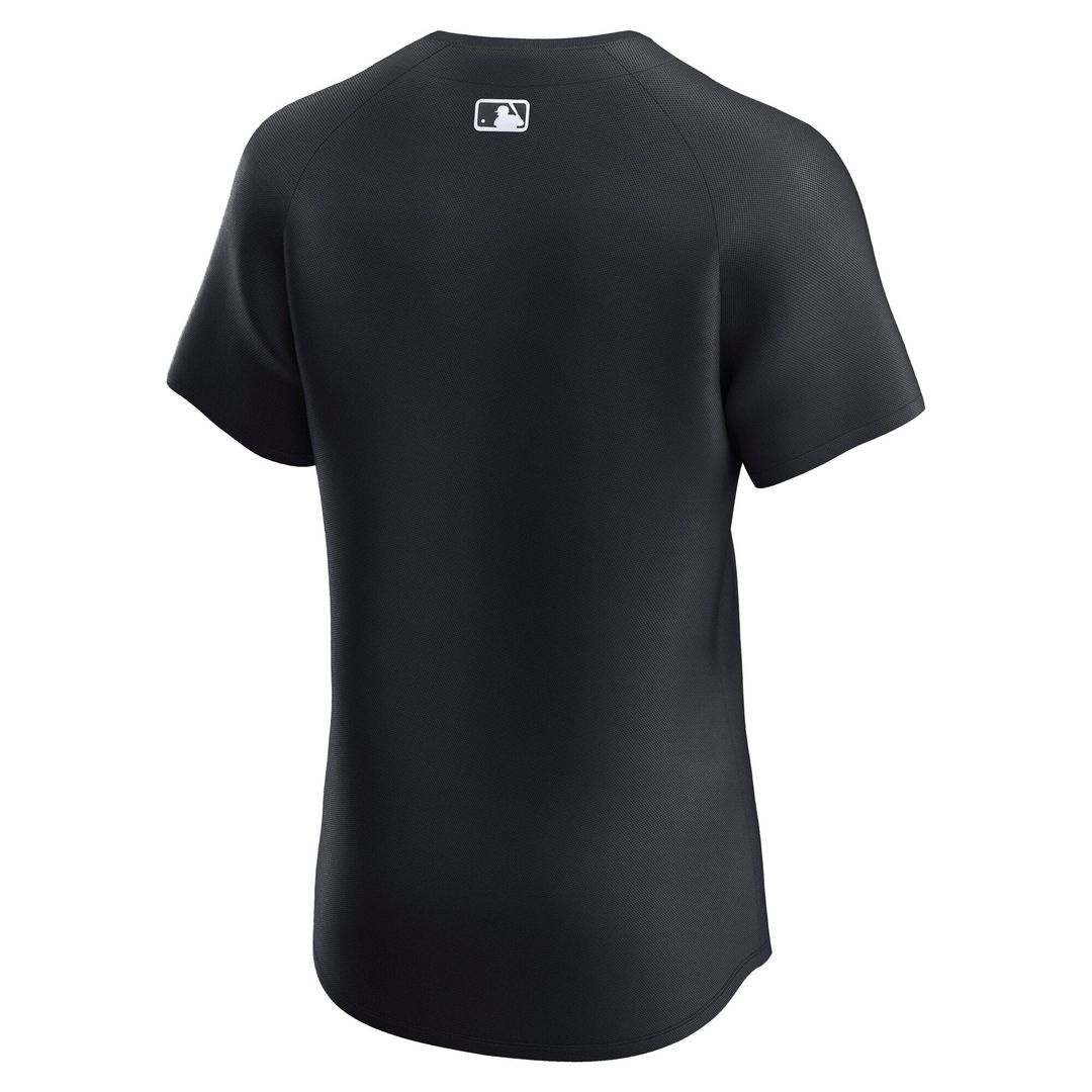 Men's Detroit Tigers Navy Alternate 2 Elite MLB Baseball Jersey - view 6