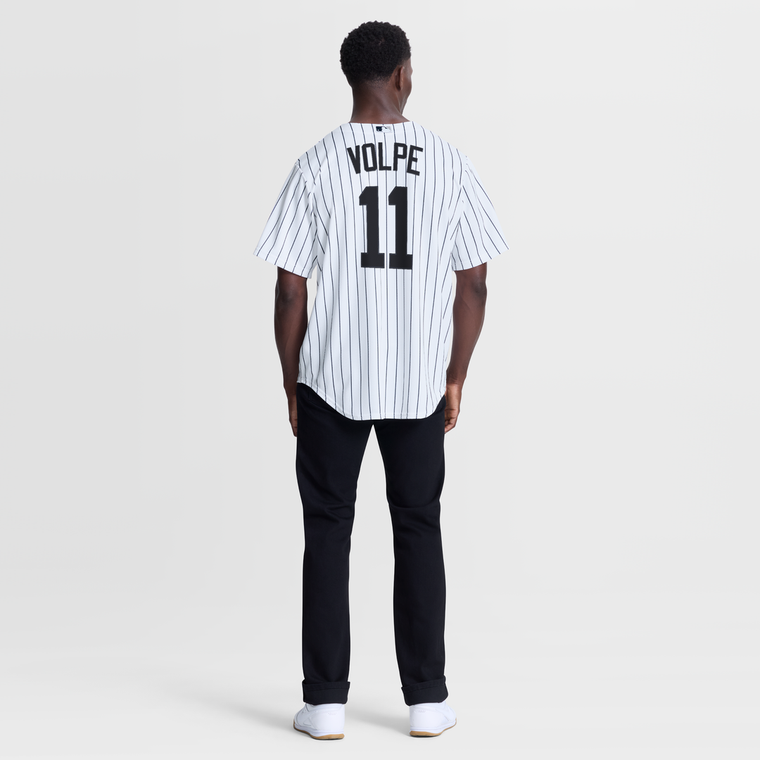 Men's New York Yankees Anthony Volpe White Home Replica MLB Baseball Jersey - view 5