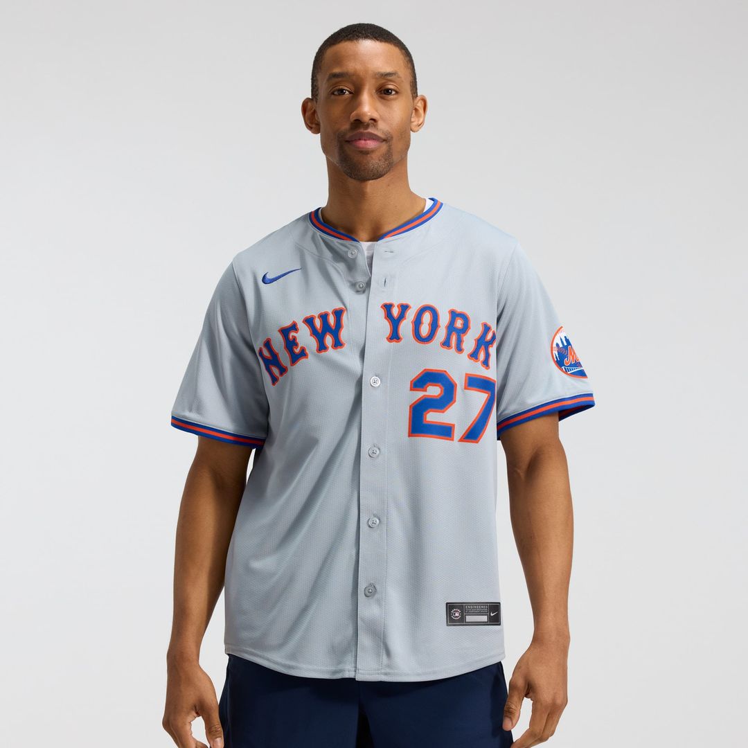 Men's New York Mets Mark Vientos Gray All-Star Limited MLB Baseball Jersey - view 3