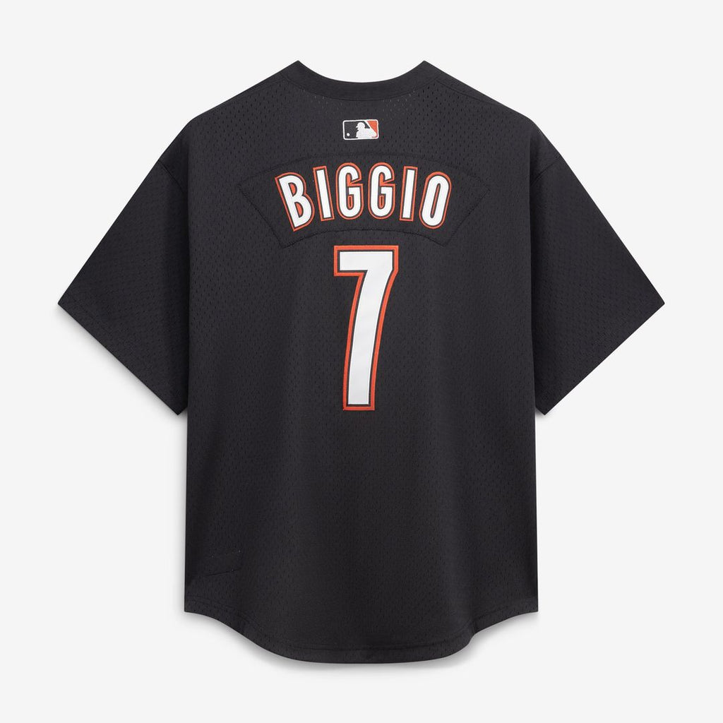 Men's Houston Astros Craig Biggio Black Batting Practice MLB Baseball Jersey - view 3