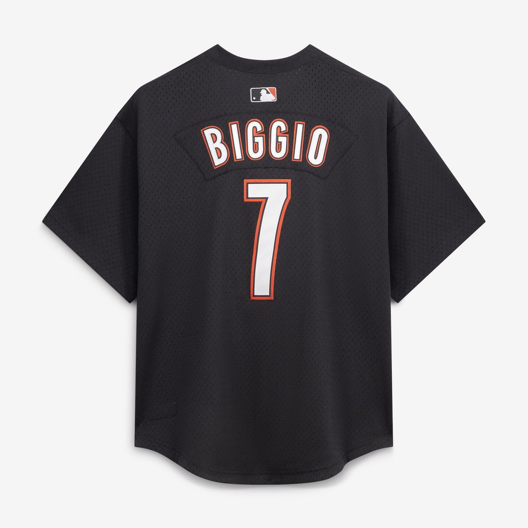 Men's Houston Astros Craig Biggio Black Batting Practice MLB Baseball Jersey - view 3