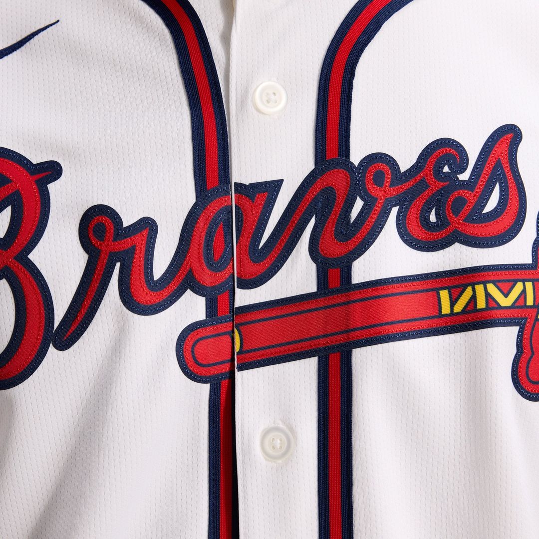 Men's Atlanta Braves Red Alternate Limited MLB Baseball Jersey - view 17