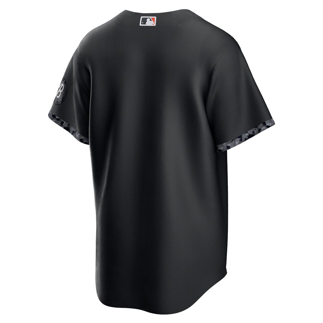 Men's Baltimore Orioles Black City Connect Replica MLB Baseball Jersey - view 3