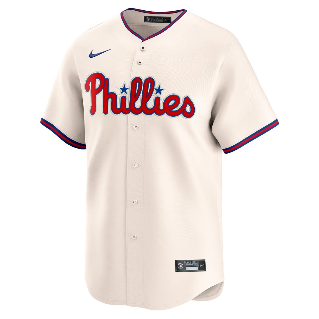 Men's Philadelphia Phillies Bryce Harper Cream Alternate Limited MLB Baseball Jersey - view 2
