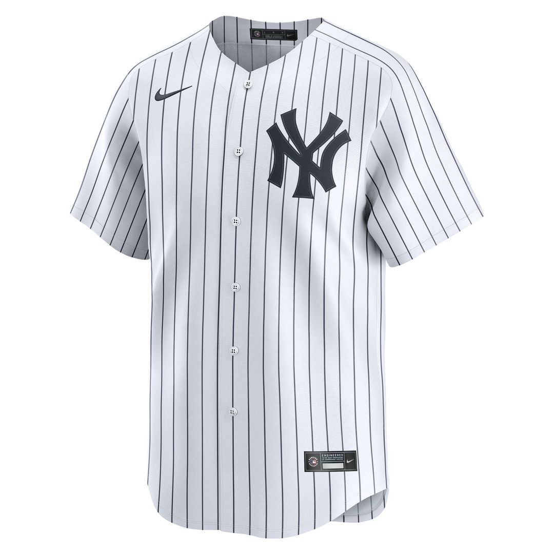 Men's New York Yankees Mickey Mantle White Home Limited MLB Baseball Jersey - view 2