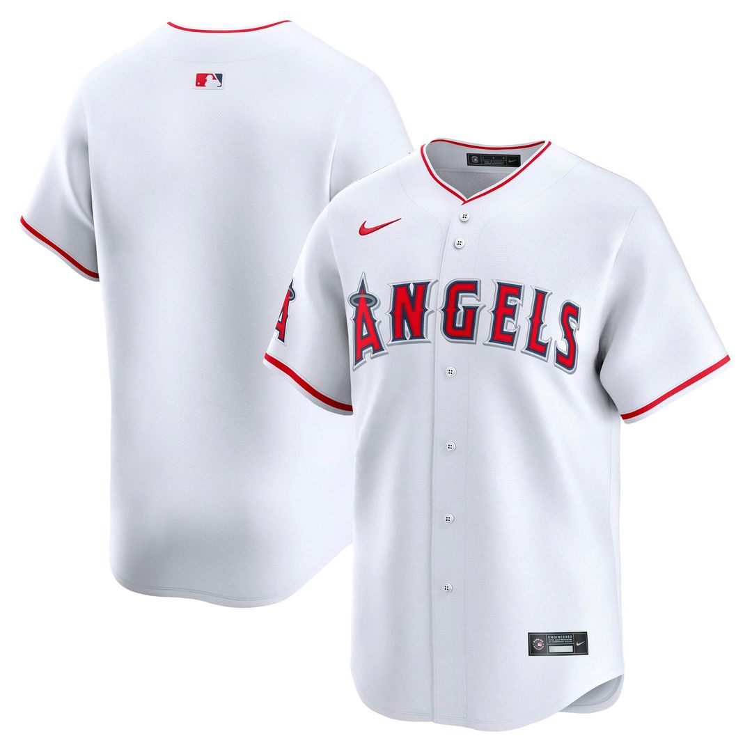 Men's Los Angeles Angels Red Alternate Limited MLB Baseball Jersey - view 7