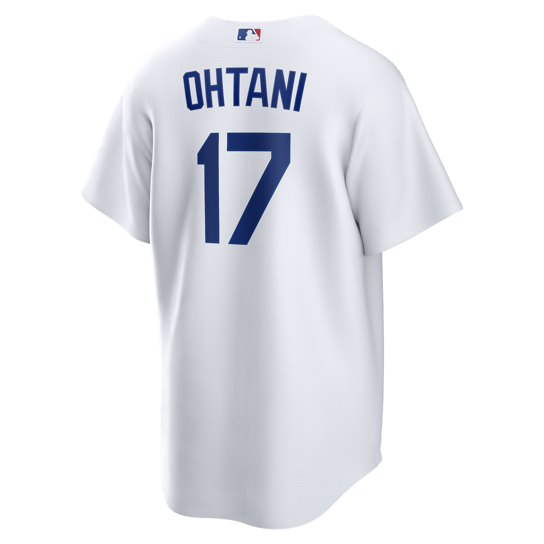 Men's Los Angeles Dodgers Shohei Ohtani White Home Replica MLB Baseball Jersey - view 3