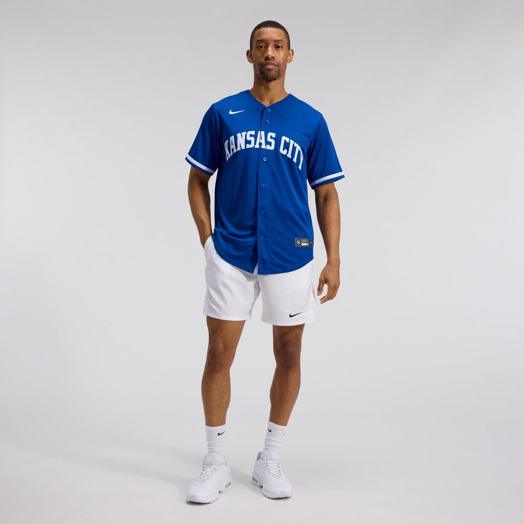 Men's Kansas City Royals Royal Alternate Replica MLB Baseball Jersey - view 3