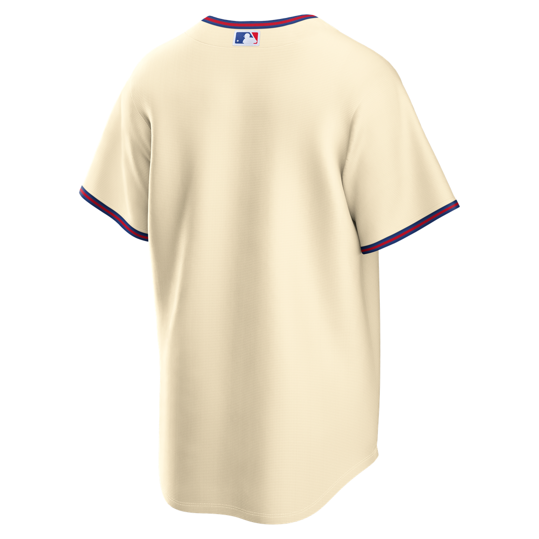 Men's Philadelphia Phillies Cream Alternate Replica MLB Baseball Jersey - view 19