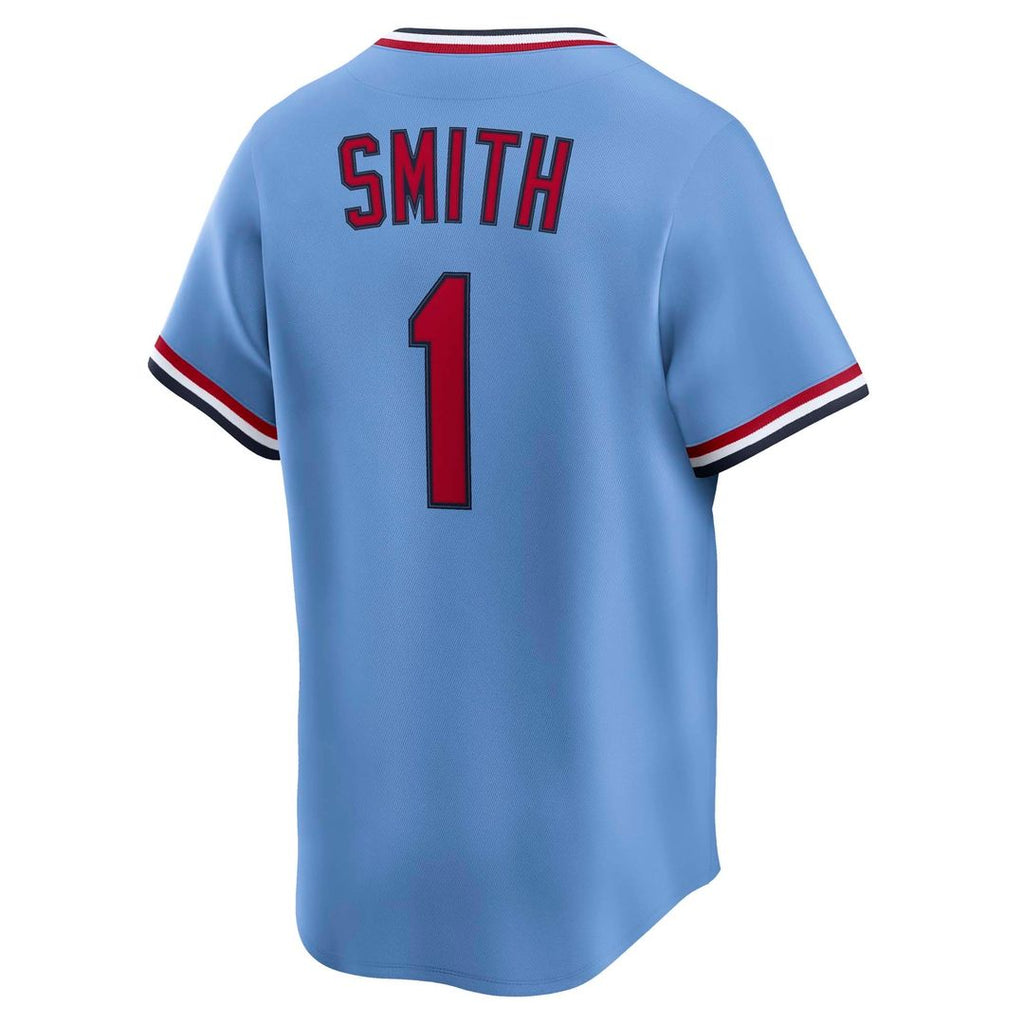 Men's St. Louis Cardinals Ozzie Smith White Throwback Cooperstown Collection Limited MLB Baseball Jersey - view 9
