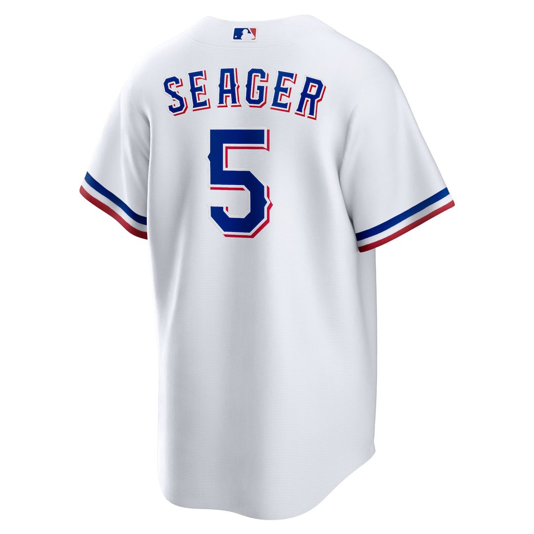 Men's Texas Rangers Corey Seager White Home Replica MLB Baseball Jersey - view 3