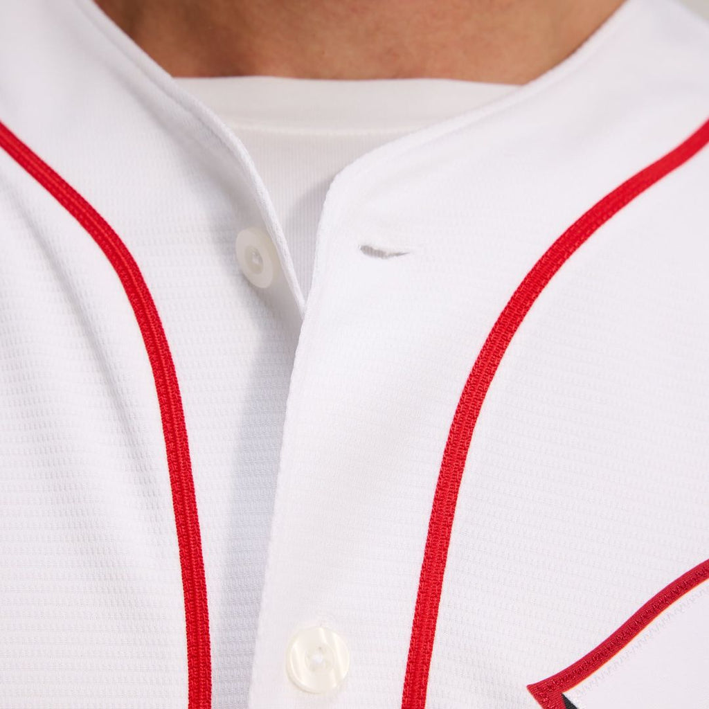 Men's Cincinnati Reds White Home Replica MLB Baseball Jersey - view 10
