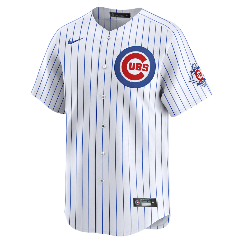 Men's Chicago Cubs Pete Crow-Armstrong White 150th Anniversary Limited MLB Baseball Jersey - view 2
