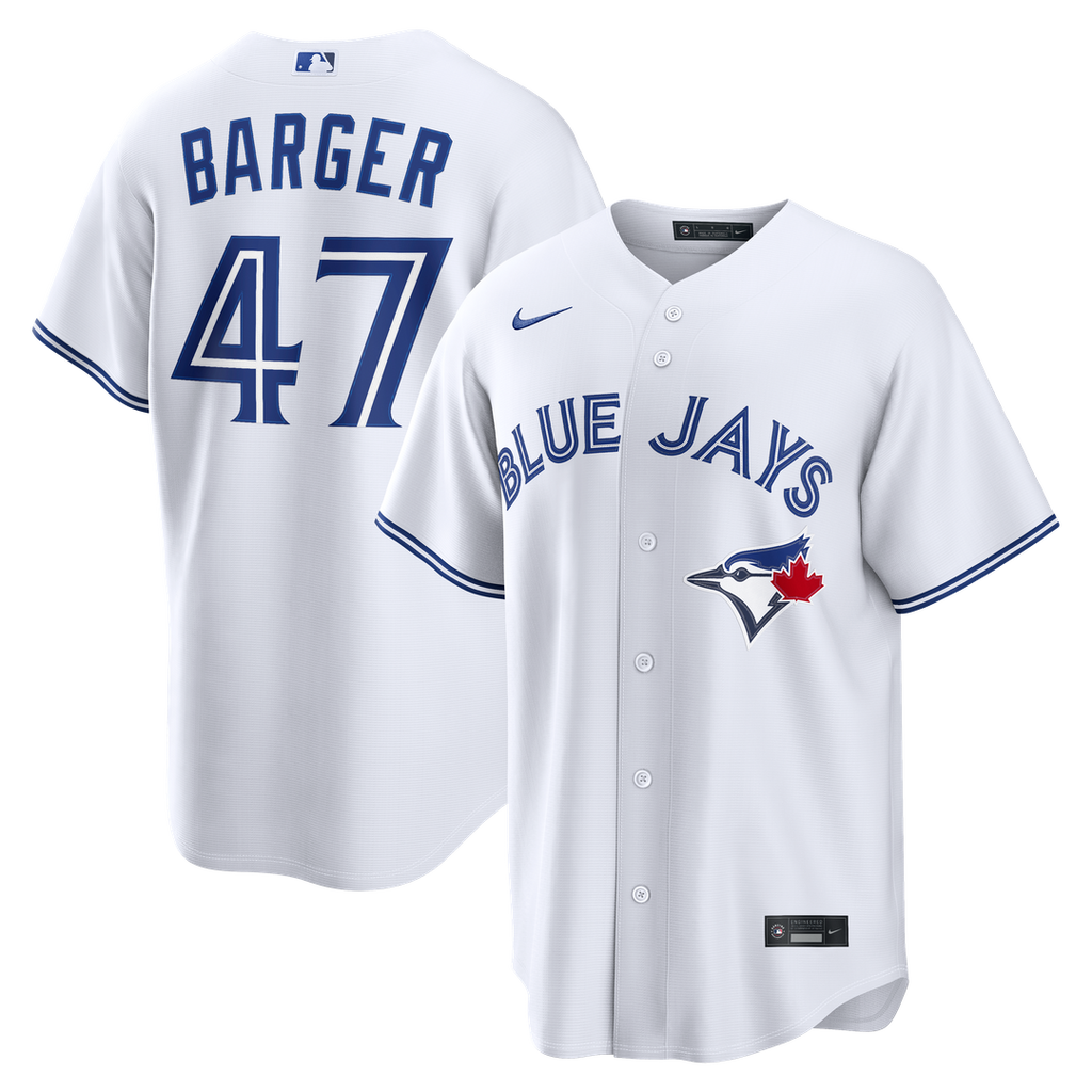 Men's Toronto Blue Jays Addison Barger White Home Replica MLB Baseball Jersey - view 1