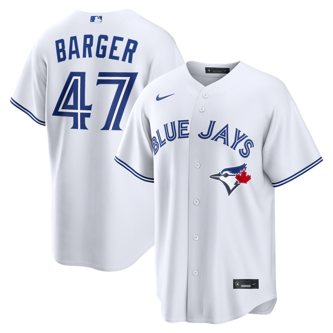 Men's Toronto Blue Jays Addison Barger White Home Replica MLB Baseball Jersey - view 1