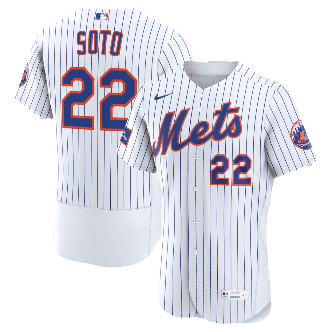 Men's New York Mets Juan Soto Black Alternate Sponsor Patch MLB Baseball Jersey - view 7