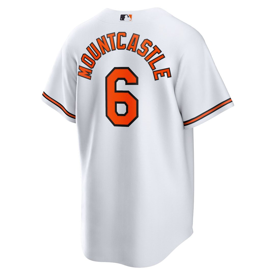 Men's Baltimore Orioles Ryan Mountcastle White Home Replica MLB Baseball Jersey - view 3