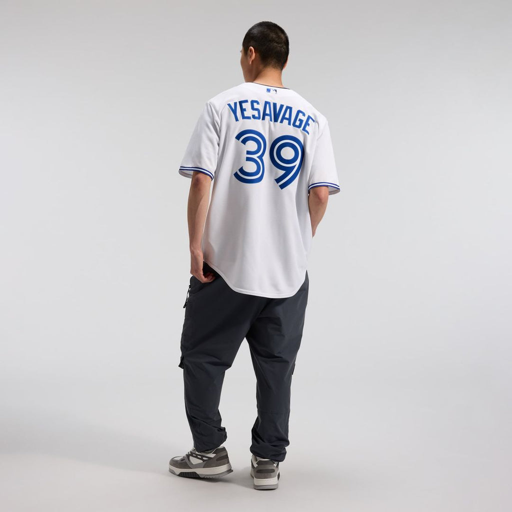 Men's Toronto Blue Jays Trey Yesavage White Home Replica MLB Baseball Jersey - view 5