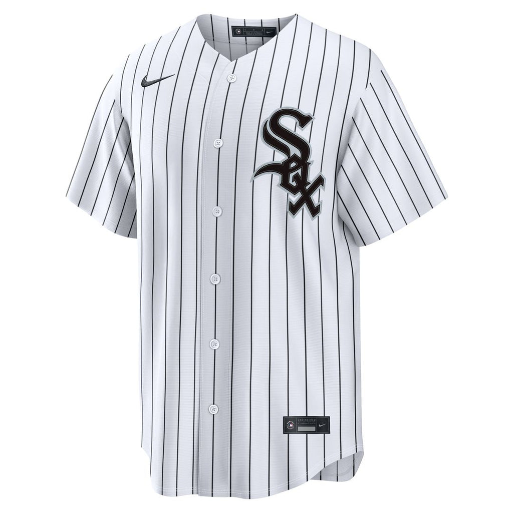 Men's Chicago White Sox Huascar Brazoban White Home Replica MLB Baseball Jersey - view 4