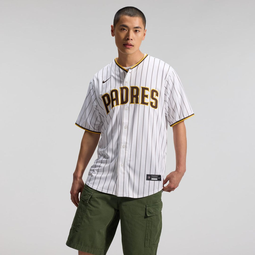 Men's San Diego Padres White Home Replica MLB Baseball Jersey - view 5