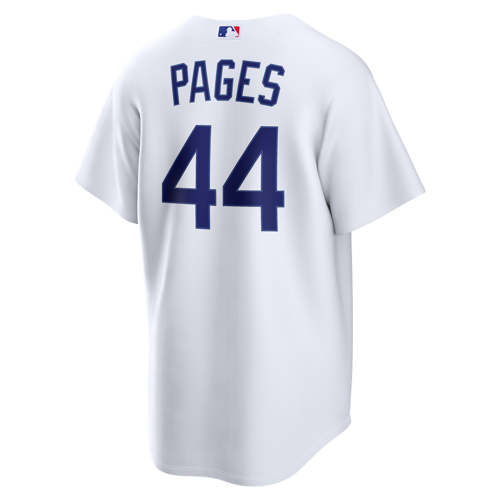 Men's Los Angeles Dodgers Andy Pages White Home Replica MLB Baseball Jersey - view 3