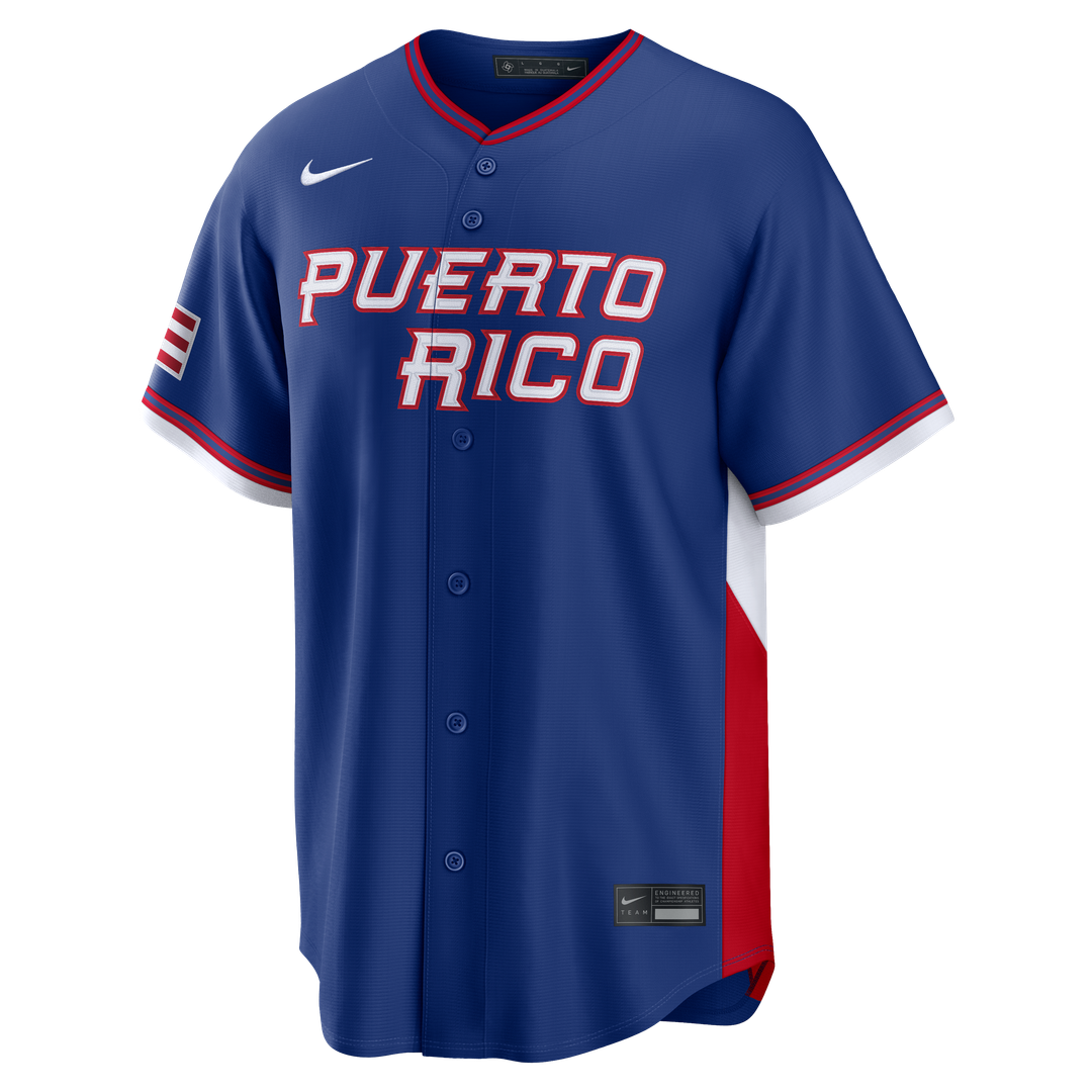 Men's Puerto Rico Baseball Martín Maldonado Royal 2026 World Baseball Classic Road Stadium MLB Baseball Jersey - view 2