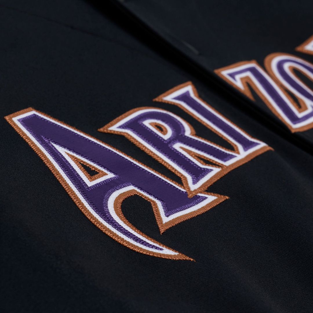 Men's Arizona Diamondbacks Randy Johnson Purple 2000 Throwback MLB Baseball Jersey - view 23