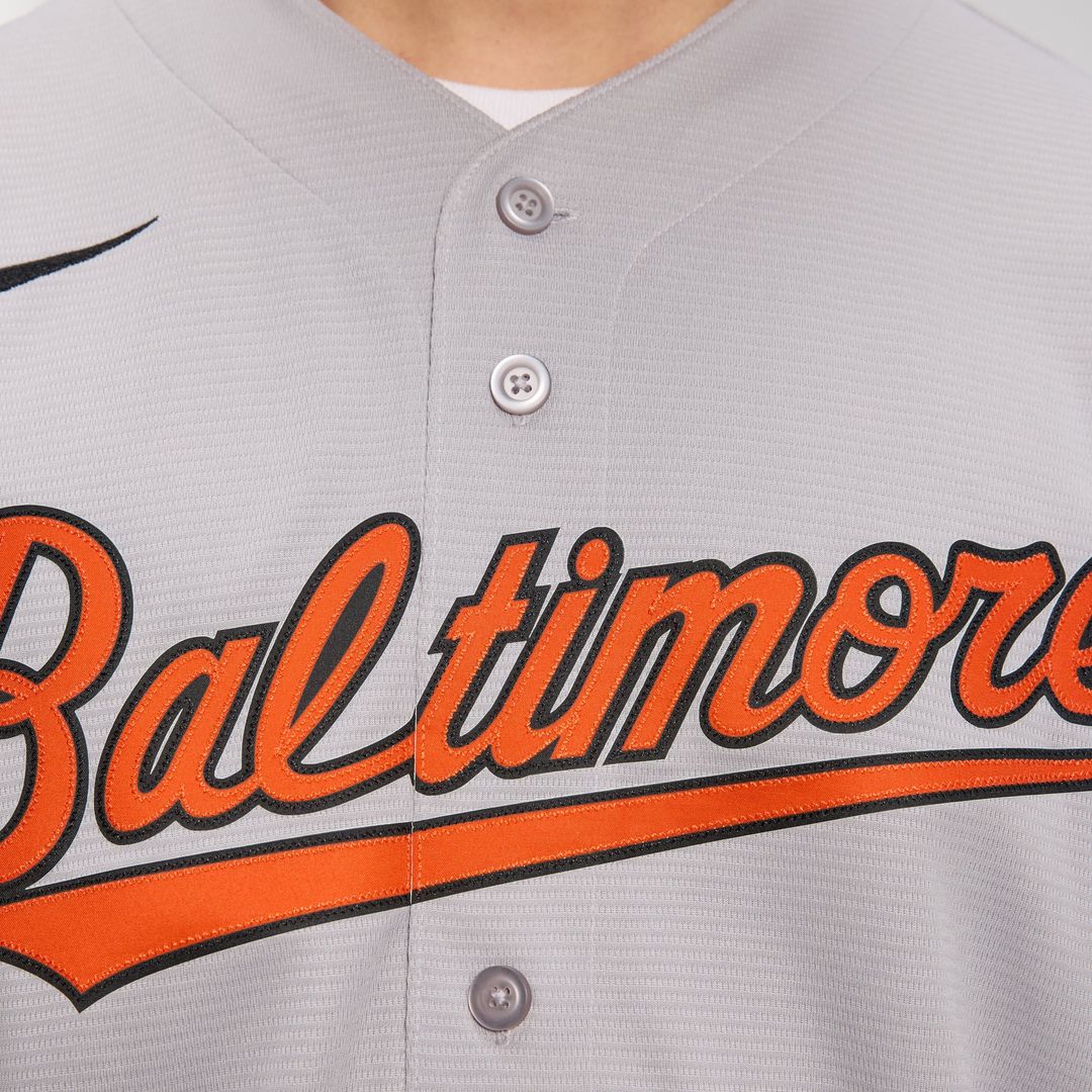 Men's Baltimore Orioles Black Alternate Replica MLB Baseball Jersey - view 41