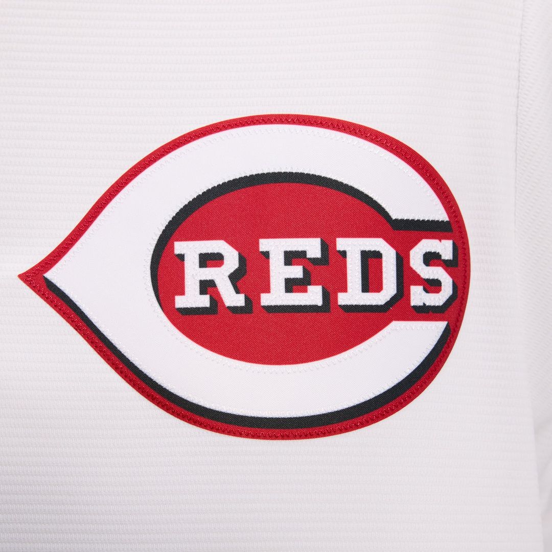 Men's Cincinnati Reds White Home Replica MLB Baseball Jersey - view 8