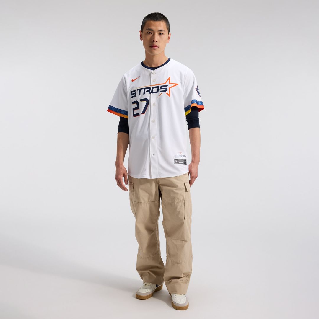 Men's Houston Astros Jose Altuve White 2025 City Connect Limited MLB Baseball Jersey - view 5